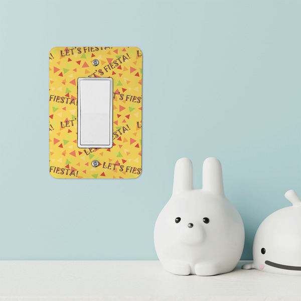 Fiesta - Cinco de Mayo Rocker Light Switch Covers - Single - IN CONTEXT
