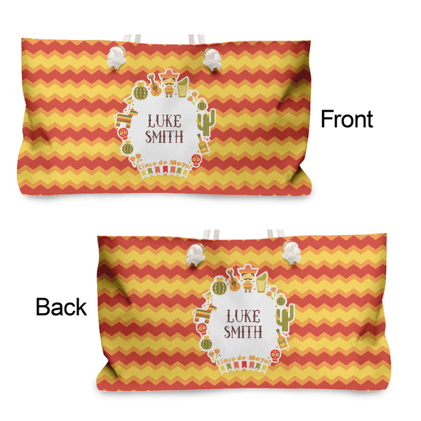 Fiesta - Cinco de Mayo Large Rope Tote - From & Back View