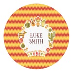 Fiesta - Cinco de Mayo Round Decal - Large (Personalized)