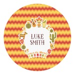 Fiesta - Cinco de Mayo Round Decal (Personalized)
