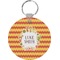 Fiesta - Cinco de Mayo Round Plastic Keychain (Personalized)