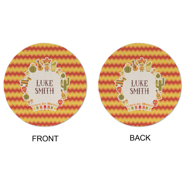 Fiesta - Cinco de Mayo Round Linen Placemats - APPROVAL (double sided)
