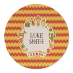 Fiesta - Cinco de Mayo Round Linen Placemat (Personalized)