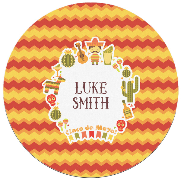 Fiesta - Cinco de Mayo Round Mousepad - APPROVAL