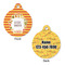 Fiesta - Cinco de Mayo Round Pet ID Tag - Large - Approval