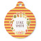 Fiesta - Cinco de Mayo Round Pet ID Tag - Large - Front