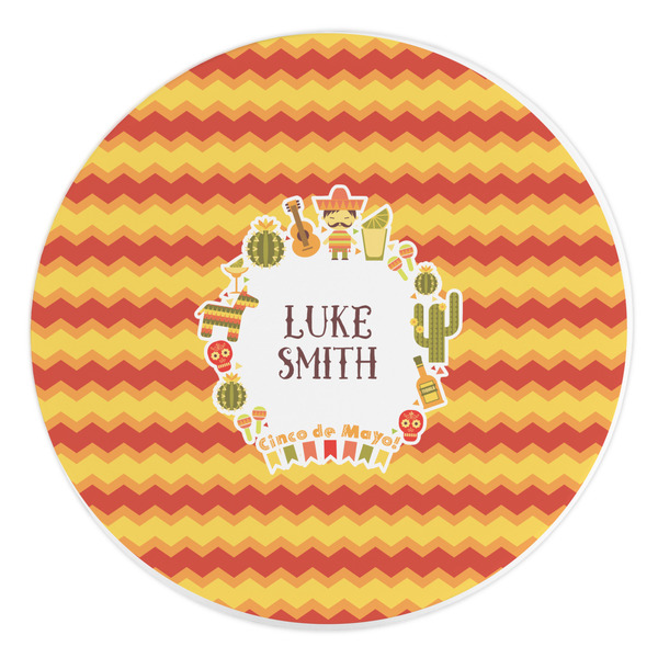 Custom Fiesta - Cinco de Mayo Round Stone Trivet (Personalized)