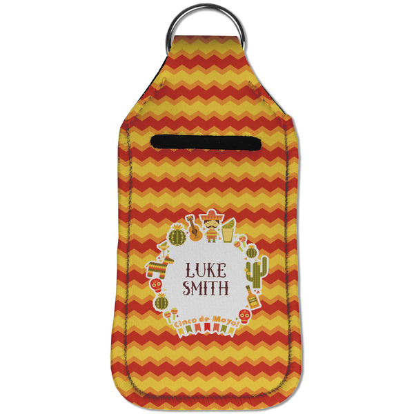 Fiesta - Cinco de Mayo Sanitizer Holder Keychain - Large (Front)