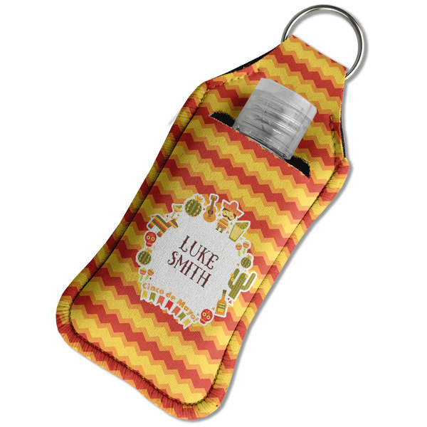 Fiesta - Cinco de Mayo Sanitizer Holder Keychain - Large in Case