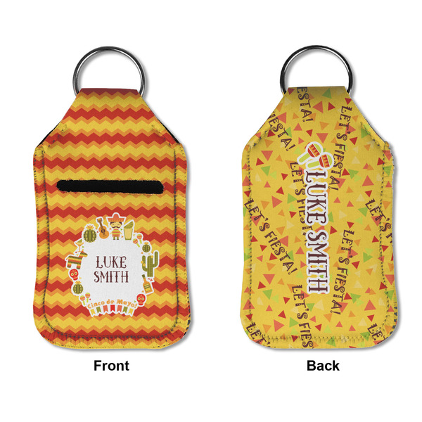 Fiesta - Cinco de Mayo Sanitizer Holder Keychain - Small APPROVAL (Flat)