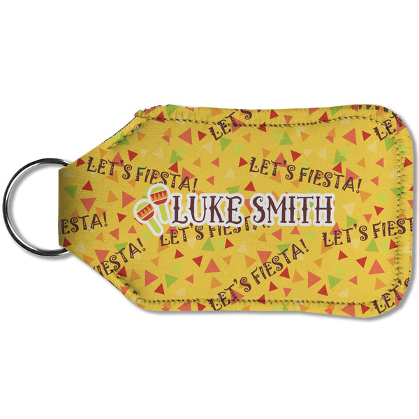 Fiesta - Cinco de Mayo Sanitizer Holder Keychain - Small (Back)