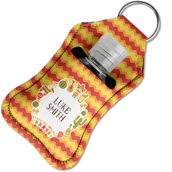 Fiesta - Cinco de Mayo Sanitizer Holder Keychain - Small in Case