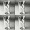 Fiesta - Cinco de Mayo Set of Four Engraved Beer Glasses - Individual View