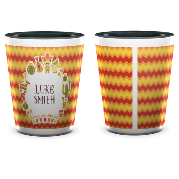 Fiesta - Cinco de Mayo Shot Glass - Two Tone - APPROVAL