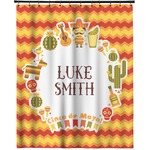 Fiesta - Cinco de Mayo Extra Long Shower Curtain - 70"x84" (Personalized)
