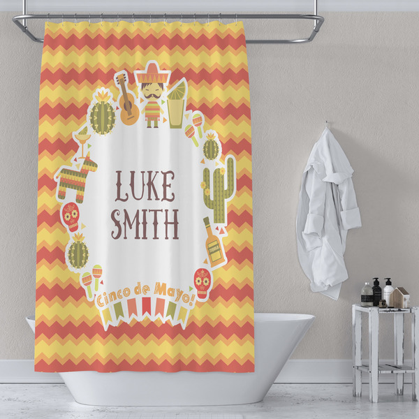 Fiesta - Cinco de Mayo Shower Curtain Lifestyle