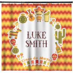 Fiesta - Cinco de Mayo Shower Curtain - Custom Size (Personalized)