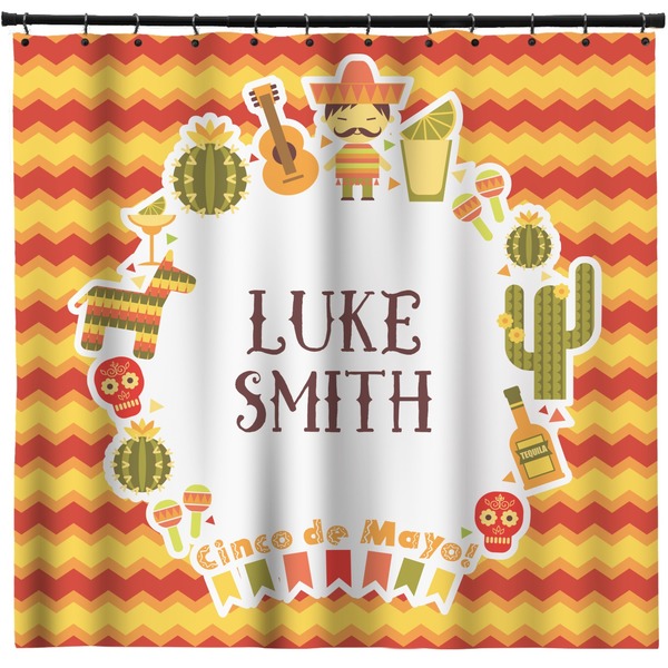 Custom Fiesta - Cinco de Mayo Shower Curtain - Custom Size (Personalized)