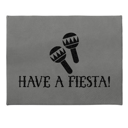 Fiesta - Cinco de Mayo Small Gift Box w/ Engraved Leather Lid (Personalized)