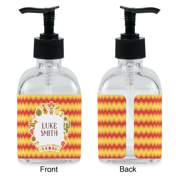 Fiesta - Cinco de Mayo Glass Soap/Lotion Dispenser - Approval