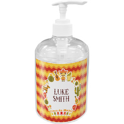Fiesta - Cinco de Mayo Acrylic Soap & Lotion Bottle (Personalized)