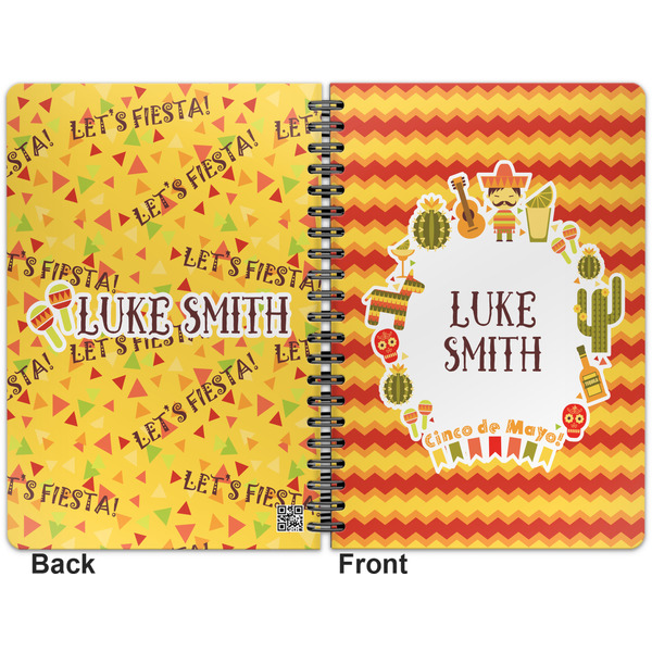 Fiesta - Cinco de Mayo Spiral Journal 7 x 10 - Apvl