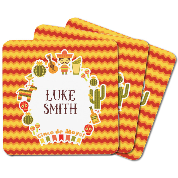 Fiesta - Cinco de Mayo Square Fridge Magnet - MAIN