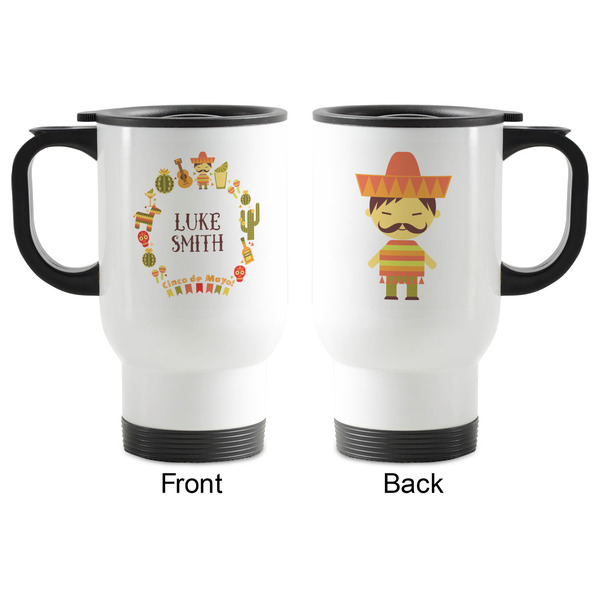Fiesta - Cinco de Mayo Stainless Steel Travel Mug with Handle - Apvl