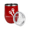 Fiesta - Cinco de Mayo Stainless Wine Tumblers - Red - Single Sided - Alt View