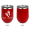 Fiesta - Cinco de Mayo Stainless Wine Tumblers - Red - Single Sided - Approval