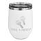 Fiesta - Cinco de Mayo Stainless Wine Tumblers - White - Single Sided - Front