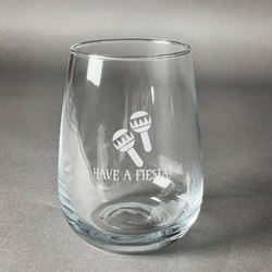 Fiesta - Cinco de Mayo Stemless Wine Glass - Engraved (Personalized)