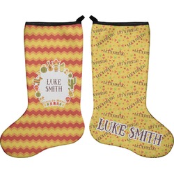 Fiesta - Cinco de Mayo Holiday Stocking - Double-Sided - Neoprene (Personalized)