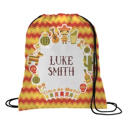 Fiesta - Cinco de Mayo Drawstring Backpack - Large (Personalized)