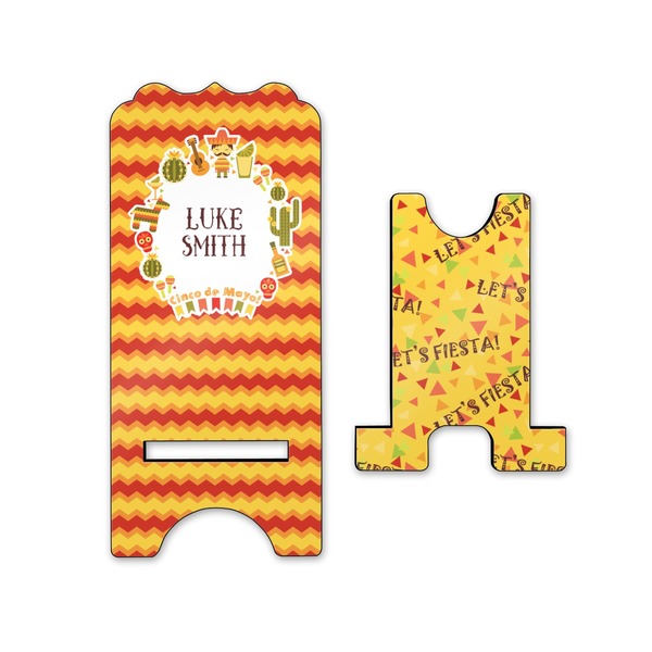 Fiesta - Cinco de Mayo Stylized Phone Stand - Front & Back - Small