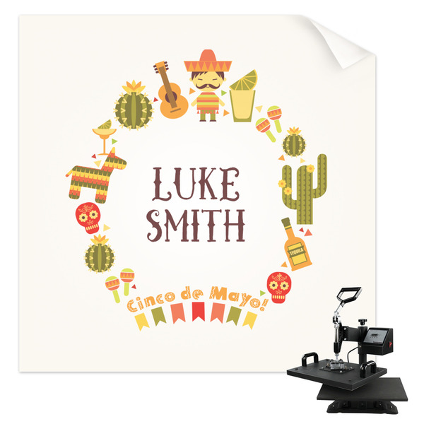 Custom Fiesta - Cinco de Mayo Sublimation Transfer (Personalized)