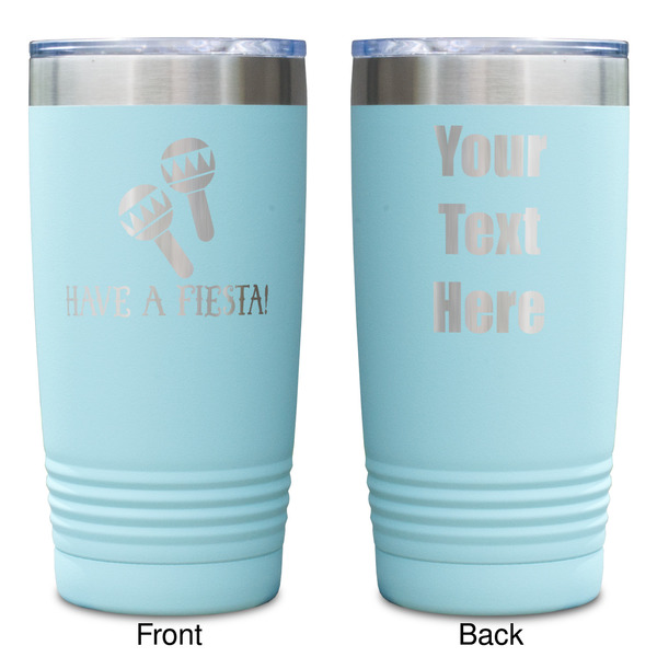 Fiesta - Cinco de Mayo Teal Polar Camel Tumbler - 20oz -Double Sided - Approval