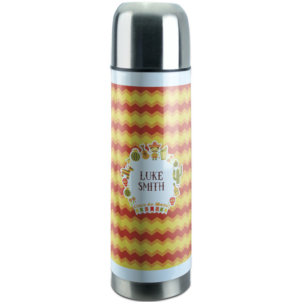 Custom Fiesta - Cinco de Mayo Stainless Steel Thermos (Personalized)