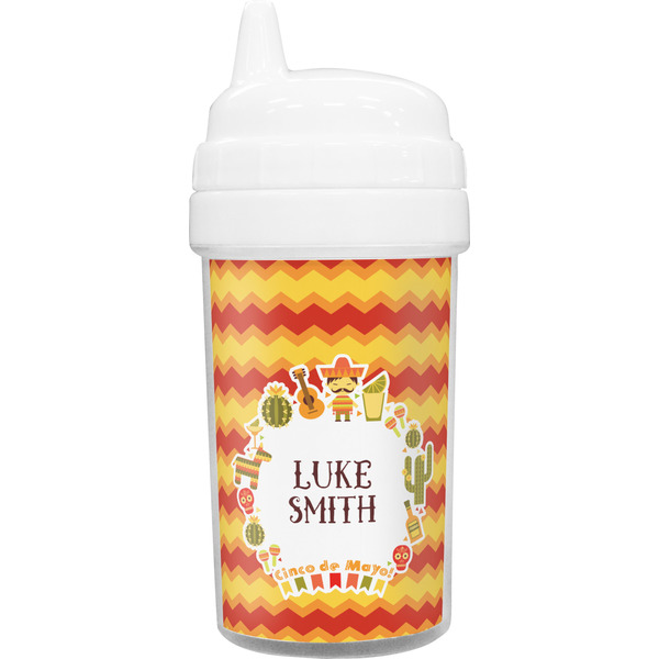 Custom Fiesta - Cinco de Mayo Toddler Sippy Cup (Personalized)