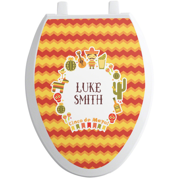 Fiesta - Cinco de Mayo Toilet Seat Decal Elongated