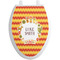 Fiesta - Cinco de Mayo Toilet Seat Decal - Elongated (Personalized)