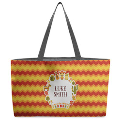 Fiesta - Cinco de Mayo Beach Totes Bag - w/ Black Handles (Personalized)
