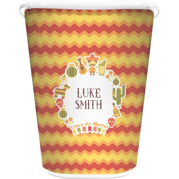 Custom Fiesta - Cinco de Mayo Waste Basket (Personalized)