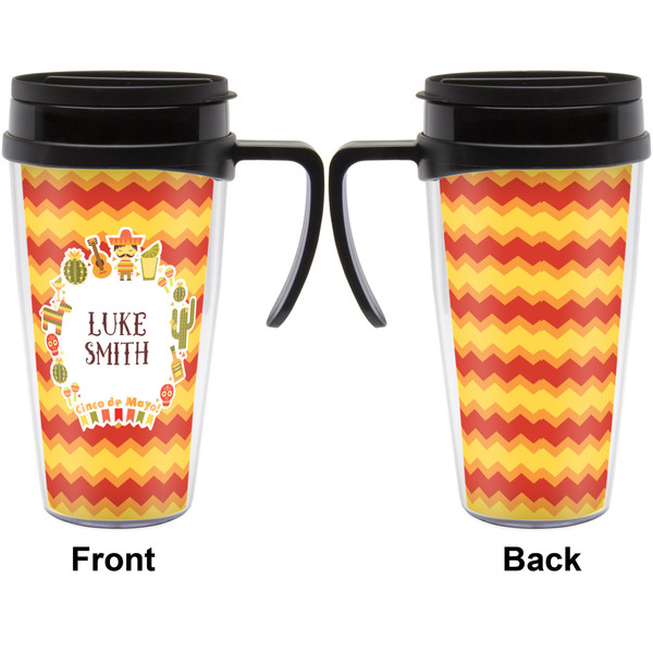 Fiesta - Cinco de Mayo Travel Mug with Black Handle - Approval