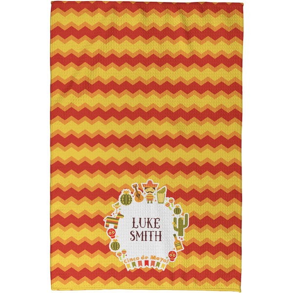 Fiesta - Cinco de Mayo Waffle Weave Towel - Full Color Print - Approval Image