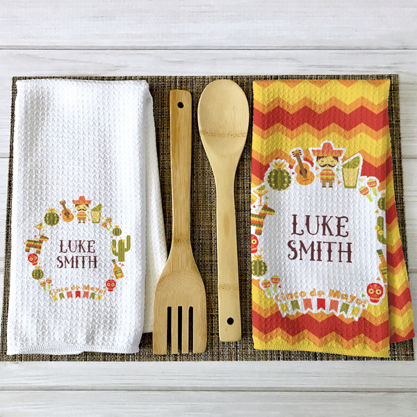 Fiesta - Cinco de Mayo Waffle Weave Towels - 2 Print Styles