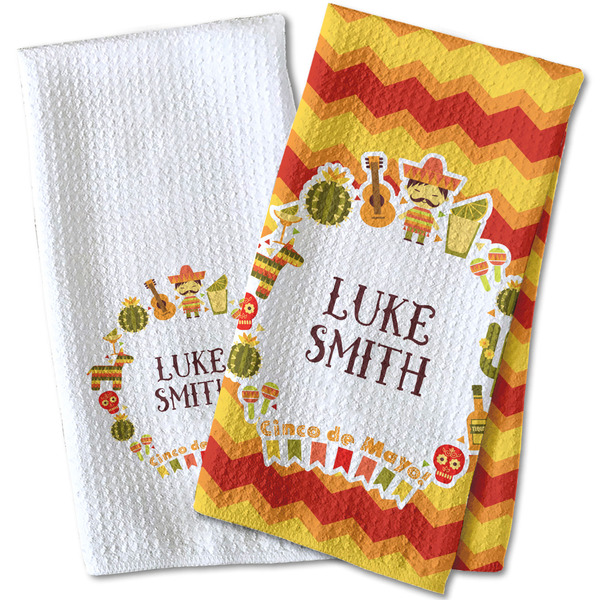 Fiesta - Cinco de Mayo Waffle Weave Towels - Two Print Styles