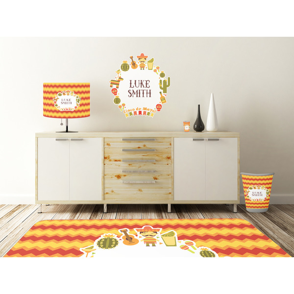 Fiesta - Cinco de Mayo Wall Graphic Decal Wooden Desk