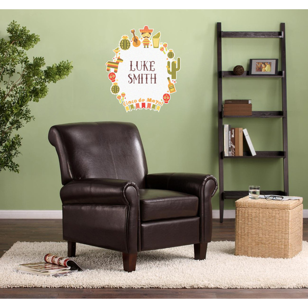 Fiesta - Cinco de Mayo Wall Graphic on Living Room Wall