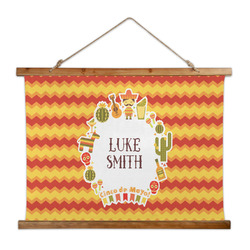 Fiesta - Cinco de Mayo Wall Hanging Tapestry - Wide (Personalized)